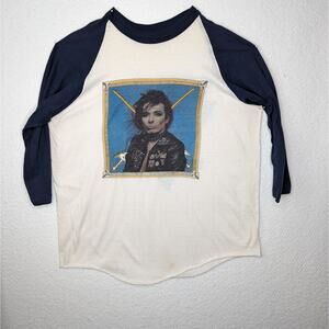 Rare Vtg 1981 Alice Cooper Special Forces World Tour T shirt Size XL Raglan Tee